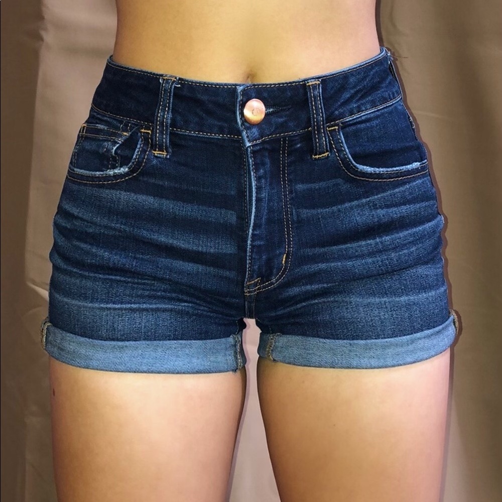 American Eagle Outfitters Hi-Rise Shortie Shorts